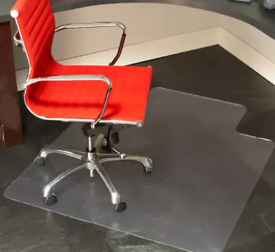 Flash Furniture 36X48 Rectangular W/Lip Chair Mat For Hard Floor Vinyl • $44.16