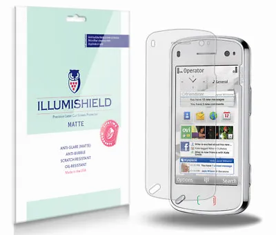 ILLumiShield Matte Screen Protector W Anti-Glare/Print 3x For Nokia N97 Mini • $10.95