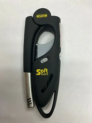 £4.99 • Buy Foldable Lighter Windproof Turbo Anti-Slip Soft Touch Refillable Black
