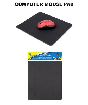 $4.39 • Buy Computer Mouse Pad Classic Black Non-Slip Gaming Desk Office Laptop Mat Mousepad