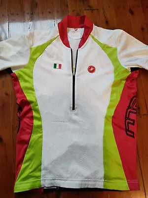 Castelli Mens Italian Vintage Cycling Jersey Size L Retro • $39.95