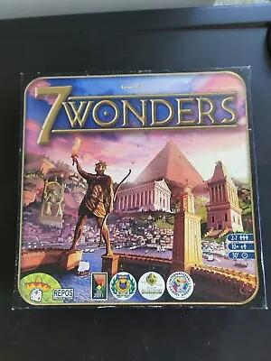 7 Wonders Board Game + 2 Expansions + Special Folded Space Insert • $199