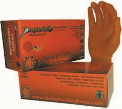 $31.75 • Buy Orange Mamba  8 Mil Nitrile Glove-Orange X- Large OTG130