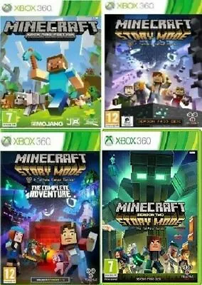 Minecraft Story Mode Xbox 360 Assorted/Bundle Games MINT - FAST • $188.10