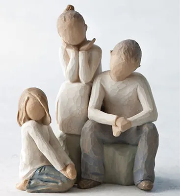 £57.80 • Buy Willow Tree Set Siblings Brother & Two Sisters Figurine Gift Set 