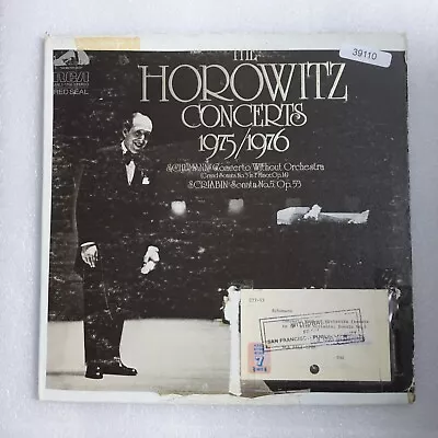 Vladimir Horowaitz The  Horowitz Concerts 1975 1976 LP Vinyl Record Album • $4.62