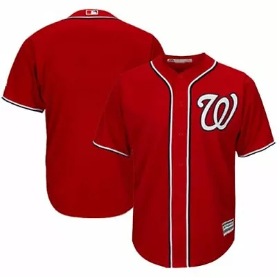 Washington Nationals Majestic Cool Base MLB Baseball Jersey Mens Size 2XL / XXL • $71.96
