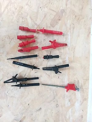 Fluke And RS Clips And Clamps For Multimeter Leads Job Lot • £0.99