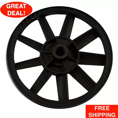 10.5 In Flywheel Air Compressor Pump Heavy Duty Cast Iron Smooth Replacement New • $44.99