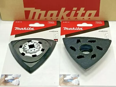 1x Genuine Makita 93mm Starlock Multi Tool Sanding Pad Delta DTM50 DTM51 TM3000 • £14.86