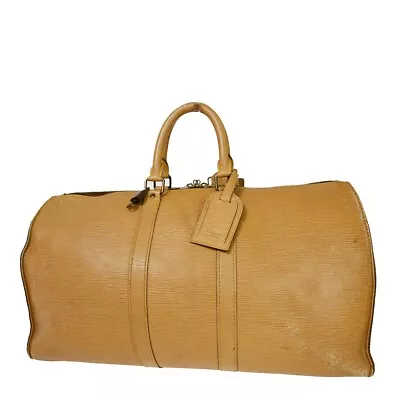 LOUIS VUITTON LV Keepall 45 Travel Hand Bag Epi Leather Beige M42976 69SH598 • $248