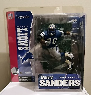 Barry Sanders Detroit Lions Mcfarlane NFL Legends Series 1 Figure 1ST EDITION • $35