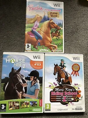 Barbie Horse Adventure Riding Camp My Horse & Me 2 Mary King 2 -  Nintendo Wii • £24.95
