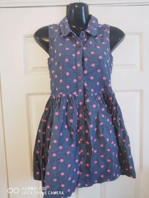 £3 • Buy Blue Zoo Girls Dress Jeans With Pink Flowers