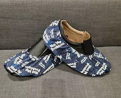 Handmade Bowling Shoe Covers - Not My Problem (Medium) • $30