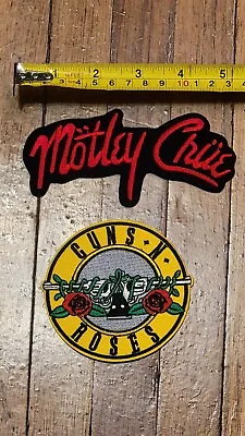 Motley Crue Guns N Roses Metal Rock Patches Iron On Sew Band • $9