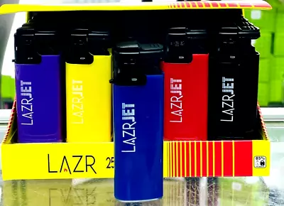 £4.44 • Buy  5 X LAZR JET FLAME LIGHTERs REFILLABLE CIGARETTE LIGHTER Windproof NEW
