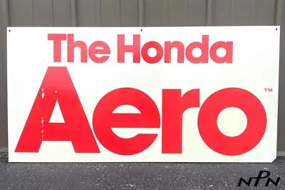 Vintage The Honda Aero NB50 NH80 NH125 Scooter Dealership Display Sign • $549.99