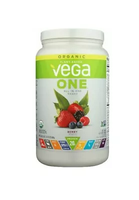 Vega One Organic Plant Based All-in-One Vegan Protein Powder Berry 24.3oz • $49.50