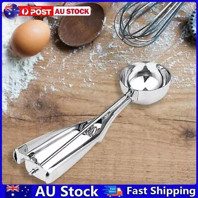 AU 1pc Ice Cream Mash Potato Scoop Stainless Steel Spoon Handle (5cm) • $8.58