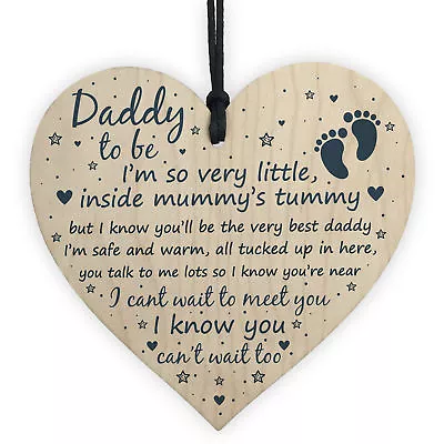 Daddy To Be Gifts Baby Shower Dad Friend Gift Heart Party Decoration From Bump • £3.99