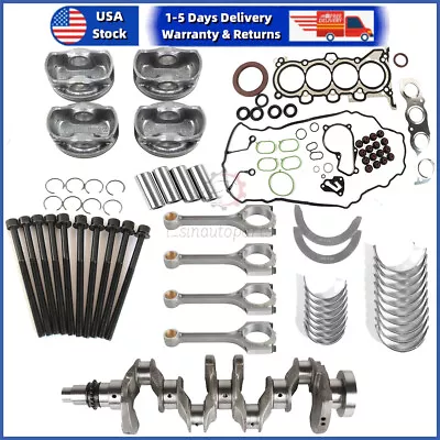 G4NB Engine Rebuild Kit W/ Crankshaft 622V62EH00 Head Bolts For Hyundai Kia 2.0L • $612