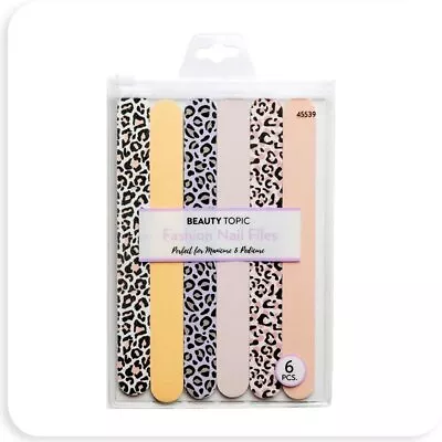 6 Pieces Beauty Topic Fashion Nail Files. Mani & Pedi. Great For Christmas Gift • $9.95