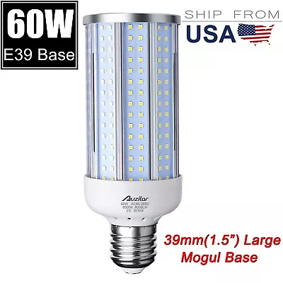 60W LED Corn Light Bulb Large Mogul Base E39 LED Bulb AC 85V-265V Daylight  • $21.99