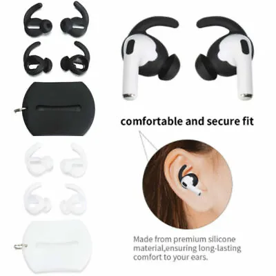$7.69 • Buy Silicone Ear Tips Ear Hook For Airpods 3 3rd Gen Generation Earphone Case Cover