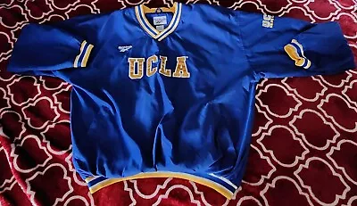 UCLA Pullover Windbreaker Reebok Mens Size XXL Blue Pre-Owned Vintage • $20