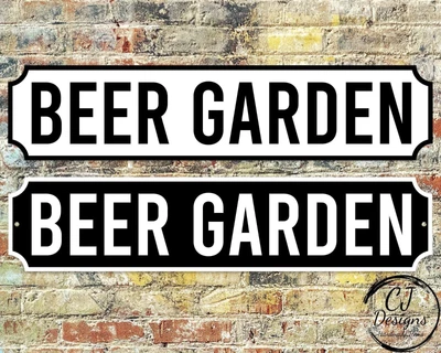 £22.99 • Buy Beer Garden Sign -Road Sign- Street Sign Weatherproof, Hot Tub, Home Pub Garden