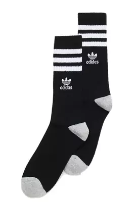 Adidas Original Classic Roller Black Crew Socks Mens Size 6 -12. • $9.96