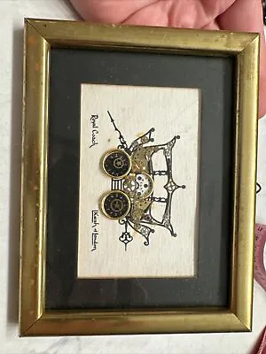 VINTAGE L KERSH Of London Horological PICTURE WATCH PARTS COLLAGE ROYAL COACH • $25