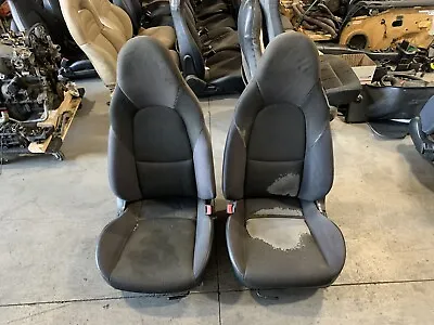 2001-2005 Mazda Miata Mx5 Oem Black Cloth Seats Left Right Set NB 01-05 *WEAR* • $275