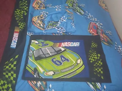 NASCAR Dan River Twin Fitted Pillowcase Bed Set 1995 Jeff Gordon Dale Earnhardt  • $27.99