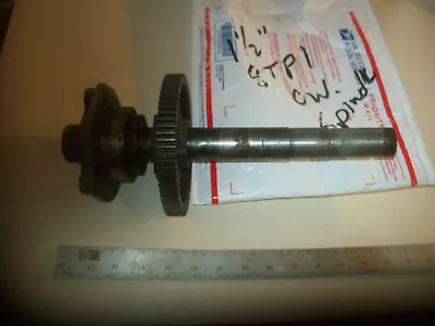 12 3/4  Long Heavy Steel Spindle Assembly 1 1/2  Diameter 8 TPI From Metal Lathe • $19.99