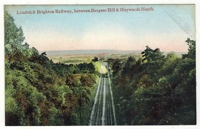 £3.50 • Buy Gb London & Brighton Railway Postcard Between Burgess Hill & Haywards Heath