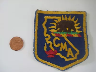 Vtg California Military Academy BADGE Ocs National Guard CA CMA Insignia Patch • $19.99