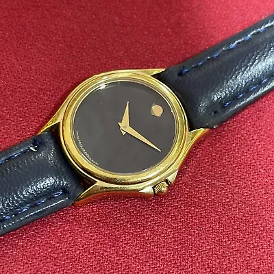 Ladies Movado Museum 87-E4-0823 Running Good New Battery Installed  • $85