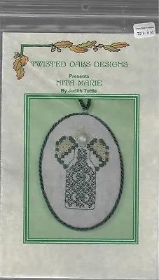 Twisted Oaks Designs -Nita Marie-Angel Ornament-cross Stitch Pattern-New  • $14.99
