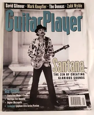Guitar Player January 2003 Santana Gilmour Knopfler The Donnas Zakk Wylde • $6.99