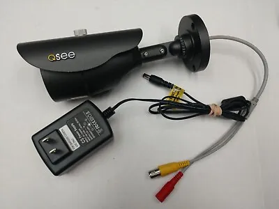 Q-See QM6006B 600TVL Night Vision Security Surveillance Camera + AC Adapter • $19.95