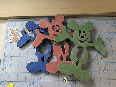 Disney Mickey Mouse Numbered Stencil Stamp Lot 3 030923 • $9.99