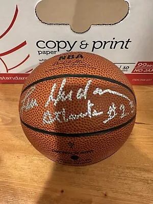 Lou Hudson Signed Spalding Mini Basketball JSA • $49.99