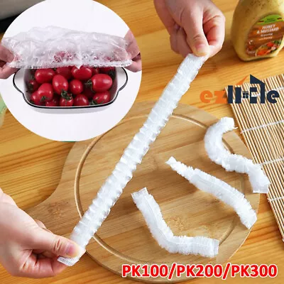 $21.99 • Buy 50-300x Sealing Bag Wrap Food Cover Elastic Fresh Keeping Bags Bowl Lids Kitchen