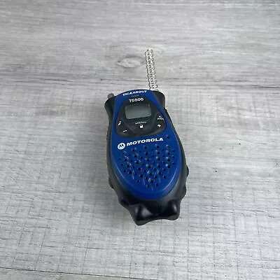 Motorola Talkabout T5500 Backlit LCD 8 Mile 22-Channel 2-Way Radio Walkie Talkie • $12.21