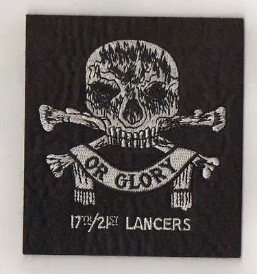 17th/21st Lancers Blazer Patch • £3