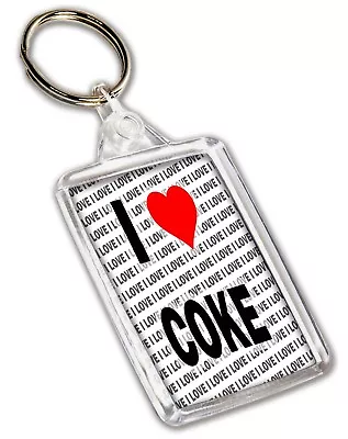 I Love Coke Keyring - Gift - Birthday - Christmas - Stocking Filler • £3.99