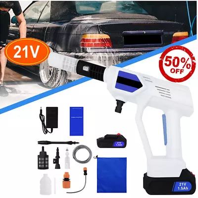 Cordless High Pressure Car Washer Gun Set For Auto Home Cleaning Car Washing • $50.34