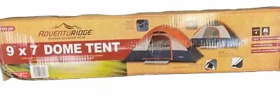 ADVENTURIDGE DOME 4 MAN TENT 9 FOOT BY 7 FOOT Orange Fly  NEW • $50